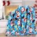 Velvet Touch Holiday Throw Fleece Blanket (50" x 60") - Santa Claus - Christmas Throw Blanket