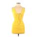 Polly Cocktail Dress - Mini: Yellow Dresses - New - Women's Size 6