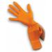 Super Tough 8 Mil Powder Free Nitrile Disposable Gloves with Aggressive Diamond Grip Orange - Extra Large - 100 per Box