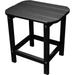 13 in. Black Resin Outdoor Side Table