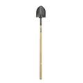 AMES No. BMTLR Premium Grade Wood Handle Shovel with Long Handle Round Point