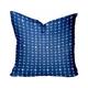 26 x 4 x 26 in. Blue & White Zippered Gingham Throw Indoor & Outdoor Pillow