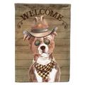 11 x 0.01 x 15 in. Staffordshire Bull Terrier No.3 Country Dog Flag Garden Size