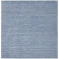 5 x 5 ft. Blue & Gray Striped Non Skid Indoor & Outdoor Square Area Rug - Blue and Gray - 5 x 5 ft.