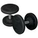 York Barbell 26131 Rubber Pro Style Dumbbell Set of 20 - 55 to 100 lbs