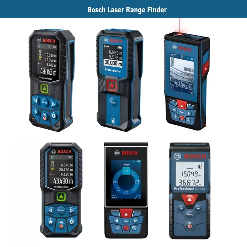 Bosch Laser Range Finer Tragbarer grüner Laser Level GLM 4000 GLM30 GLM50 GLM100 GLM150C Bluetooth Laser-Entfernungsmesser 30 m-150 m Image