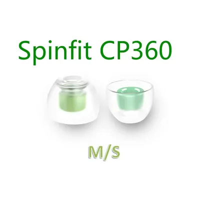 SpinFit CP360 3,6 mm hochwertige Silikon-Ohrstöpsel für Ture Wireless In-Ear-Kopfhörer (SS S M L S/SS M/S L/M) Image