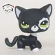 CWM002 Pet Shop Tier Schwarze Katze puppe action Figure kätzchen