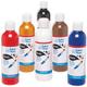 Pirate Ready Mix Poster Paint Pack 300ml (Pack of 6) Art Supplies, Art Materials 6 assorted colours - Black, White, Red, Blue, Metallic Gold and Brown