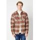 Mens Brown Checked Shirt