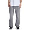 Straight-Jeans DC SHOES "Worker", Herren, Gr. 32(M) / Länge 32(M), Länge 32, grau (grau wash), 80% Baumwolle, 20% Baumwolle, Jeans