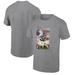 Men's Ripple Junction Heather Gray The New Day Unicorn Ride Graphic T-Shirt