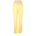 Talbots Jeans - High Rise: Yellow Bottoms - Women's Size 10
