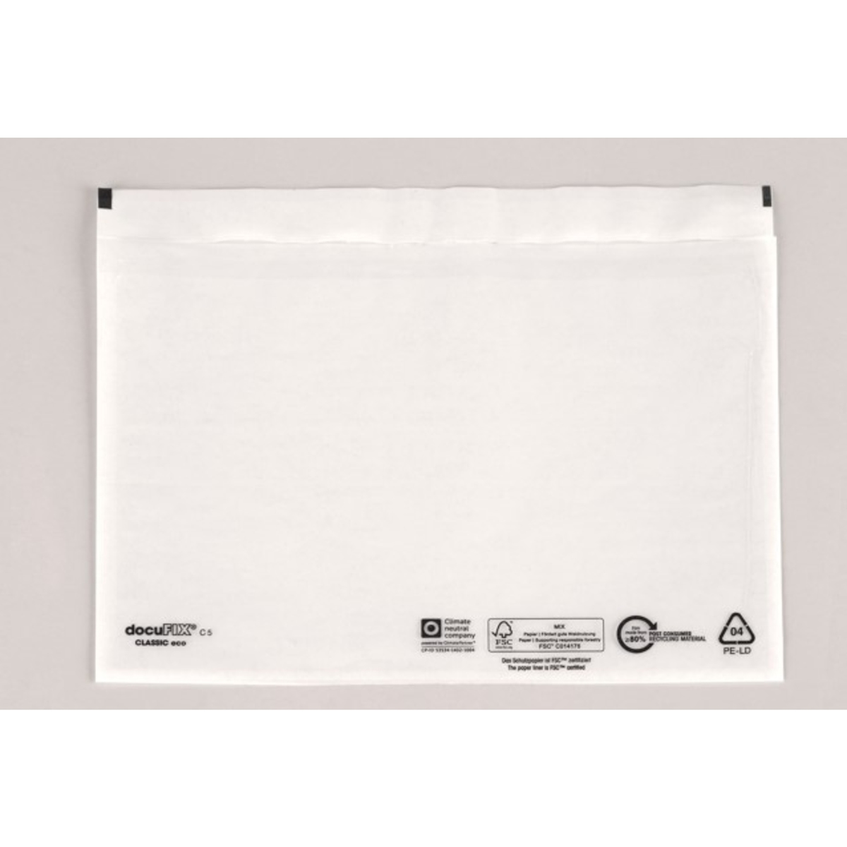 docuFIX Dokumententasche Neutral 2FVDO335113PCR selbstklebend C5 500 Stück Image