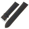 UNCASO Nylon Canvas Watchband 19mm 20mm 21mm 22mm for Tissot Watch Strap (Color : Black orange, Size : 22MM)