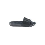 Athletic Propulsion Labs Sandals: Slip On Stacked Heel Casual Black Solid Shoes - Women's Size 5 - Open Toe