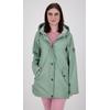 Regenjacke DEPROC ACTIVE "Friesennerz ANKERGLUT HVN", Damen, Gr. 36/38 (M), grau, Obermaterial: 100% Polyurethan; Futter: 100% Polyester, casual, figurumspielend, Langarm gerader Abschluss mit Druckknopf, Jacken, auch in Großen Größen erhältlich