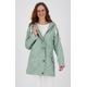 Regenjacke DEPROC ACTIVE "Friesennerz ANKERGLUTZAUBER" Gr. 40/42 (M), grau Damen Jacken Regenjacken Anoraks