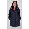 Regenjacke DEPROC ACTIVE "Friesennerz ANKERGLUT HVN", Damen, Gr. 36 (S), blau (navy), Obermaterial: 100% Polyurethan; Futter: 100% Polyester, casual, figurumspielend, Langarm gerader Abschluss mit Druckknopf, Jacken, auch in Großen Größen erhältlich