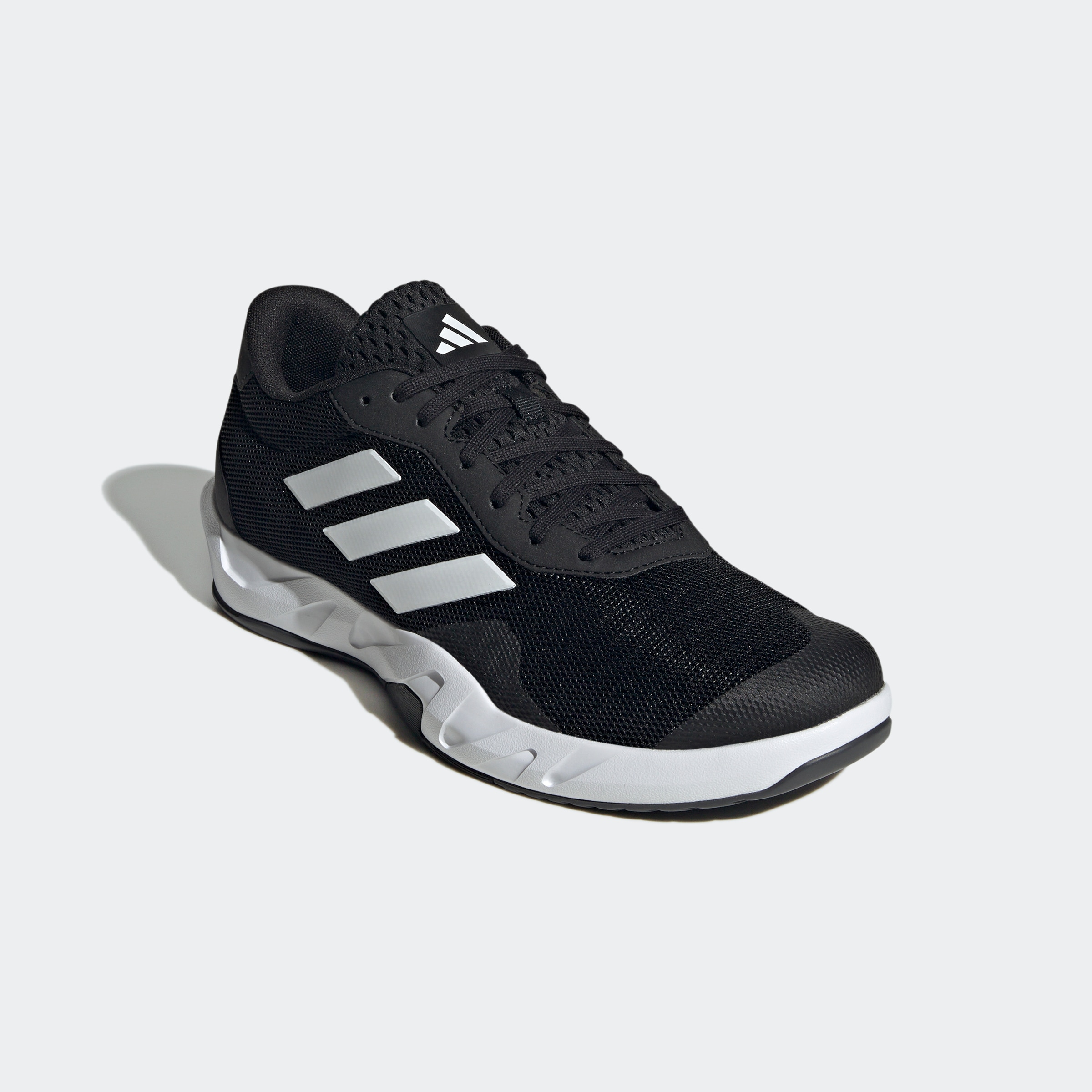 Trainingsschuh ADIDAS PERFORMANCE "AMPLIMOVE", Damen, Gr. 46, schwarz (core schwarz, cloud weiß, grau six), Synthetik, Textil, Schuhe
