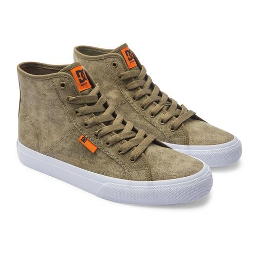 „Sneaker DC SHOES „“Manual““ Gr. 10(43), grün (washed olive) Schuhe Sneaker“