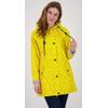 Regenjacke DEPROC ACTIVE "Friesennerz ANKERGLUTZAUBER", Damen, Gr. 36 (S), gelb, Obermaterial: 100% Polyurethan; Futter: 100% Polyester, casual, figurumspielend, Langarm gerader Abschluss mit Druckknopf, Jacken, auch in Großen Größen erhältlich