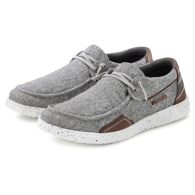 Slip-On Sneaker JOHN DEVIN, Herren, Gr. 41, grau, Obermaterial: 80% Lederimitat, 20% Textilmaterial. Futter: 100% Lederi