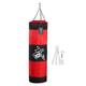 DEWIN Training Boxing Sandbag, Fight Karate Punching Sand Bag, Hook Kick Punch Bag, 4 (80cm-red)