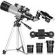 Celticbird 70mm Aperture 400mm Astronomical Refracting Telescope for Kids Beginners - Travel Telescope with Tripod, Phone Adapter, Barlow Lens(Grey)