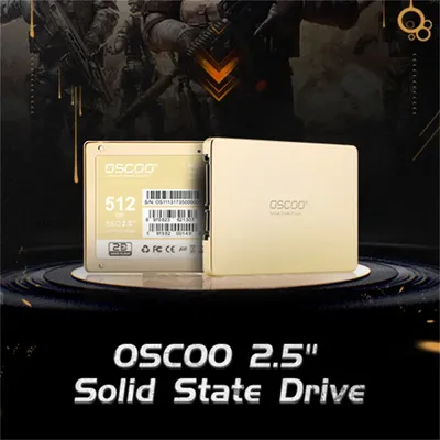 OSCOO-Disque Dur Interne SSD Sata 3 de 2.5 Pouces Mémoire de 256 Go 512 Go Flash MLC NAND pour