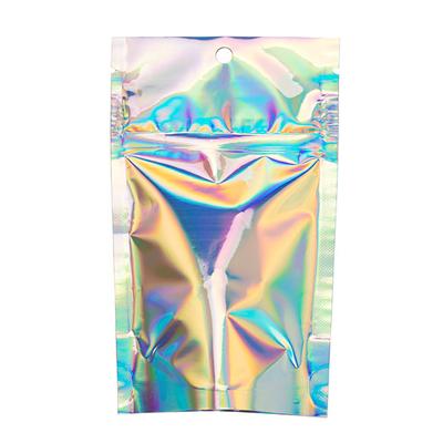 Holographic Child Resistant Pouch Bags 3 1/8