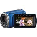 JVC GZ-MS 210 AEU SD-Card-Camcorder (SD/SDHC-Kartenslots, 39-Fach optisher Zoom, 6,9 cm Display, USB 2.0) blau