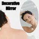 Acrylic Shower Mirror Reflection Board Oval Square Makeup Mirrors Restroom Decorative Mirror