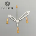 BLIGER Watch Hands Fit VK63 Silver Yellow Gold Rose Red Quartz Movement Green Luminous 6PCS/Set