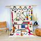 Moroccan Berber Rug, White wool shag rug, Moroccan hand-knotted rugs, Large area rug, Boho Nursery rug