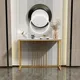 Modern Accent Console Marble Table Gold Metal Frame Storage Display Shelf Narrow Table for Hallway