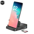 Supporto per telefono docking station HUB tipo C 8 in 1 per Samsung Dex Pad Station Adattatore per caricabatterie dock compatibile da USB C a HDMI