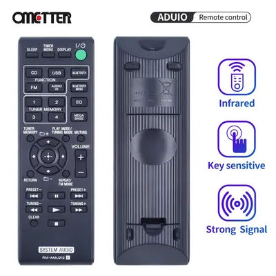 Original qualität fernbedienung RM-AMU212 verwenden für Sony system audio Image