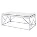 Silver Orchid Elsa 48-inch Mirrored Coffee Table