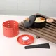 Käse Raclette Fondue Topf Tisch Grill Käse Eis Schokolade schmelzen Hotpot Porzellan DIY Fondue Set