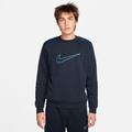 Sweatshirt NIKE SPORTSWEAR "M NSW SP FLC CREW BB" Gr. XL, blau (dark obsidian, midnight navy) Herren Sweatshirts