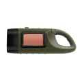 Multifunctional Solar-Powered LED Flashlight - Portable Rechargeable High-Brightness Emergency Torch with Hand Crank Dynamo for Outdoor Camping Hiking and Tent Lighting