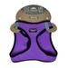 Murphy & Roxy Mesh Vest Harness Purple Medium - Lightweight Reflective Strips