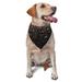 Junzan Rose Gold Glitter1-1pcs Dog Bandanas Dog Bandanas Scarf Triangle Bibs Kerchief Flannel Thicken Cotton Bandana for Small Medium Large Dogs and Cats