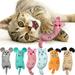 Catnip Toys With Catnip For Indoor Cats Interactive Mouse Head Catnip For Kitten Teething Stuff