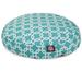 36 in. Links Round Pet Bed - Teal - Medium