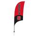 Victory Corps - North Carolina State Wolfpack 7.5 ft. Razor Feather Flag with Spike Base