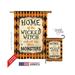 12059 Halloween Wicked Home 2-Sided Vertical Impression House Flag 28 x 40 in.