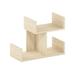 9.25 in. Wooden Desktop Bookshelf Storage Organizer for Home & Office Supplies Bauhaus Oak