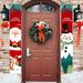 Sokhug Clearance Merry Christmas Door Banners Porch Signs Hanging Banners Christmas Flags Home Walls Indoor Outdoor Christmas Party Decorations
